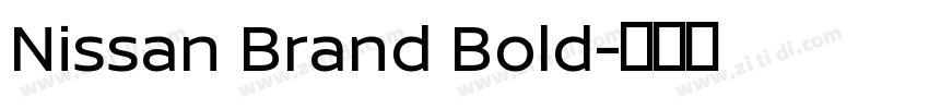 Nissan Brand Bold字体转换